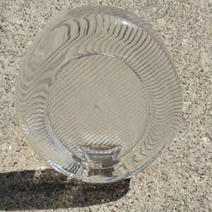 Elegant Clear Glass Mikasa Crystal Picture Frame 3x5